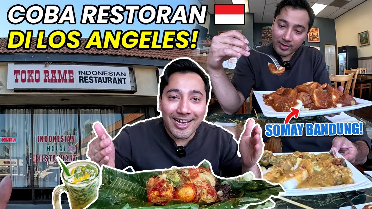 WARUNG INDONESIA DI AMERIKA | NASI PADANG ES CENDOL SIOMAI