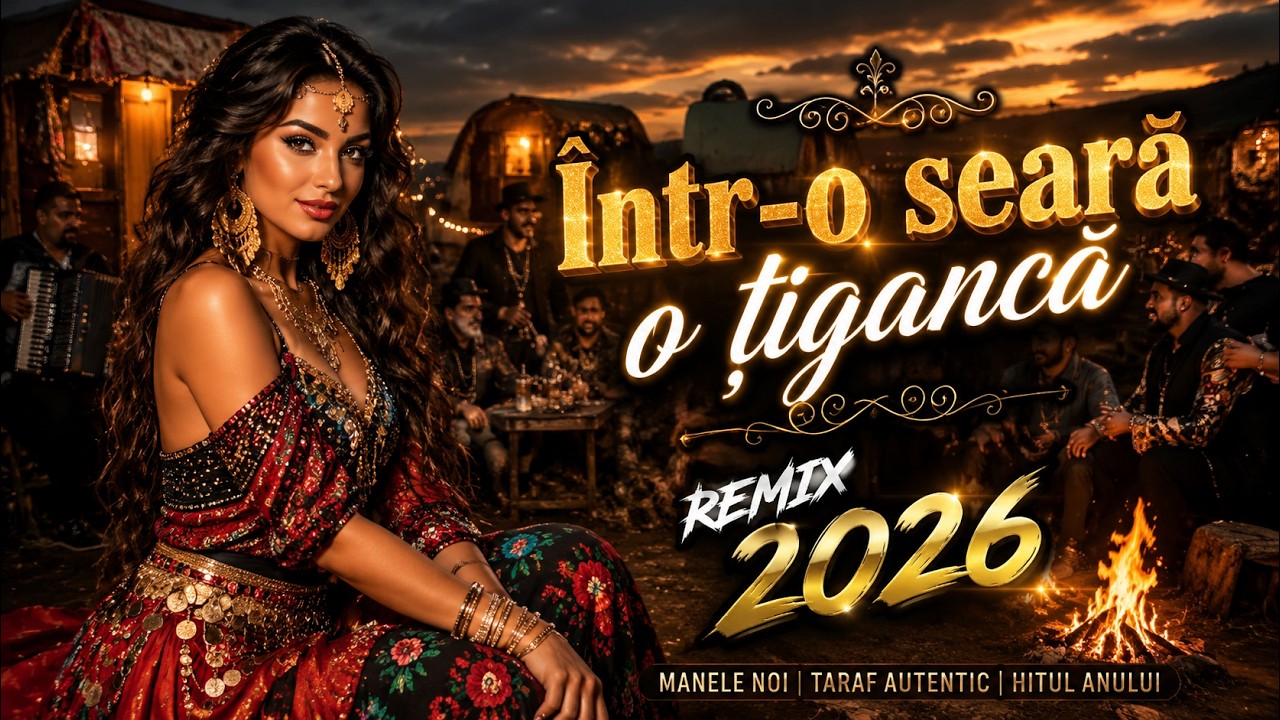 &Icirc;ntr-o seară o țigancă 🔥 Remix 2026 | Manele Noi 2026 | Taraf Live & Acordeon