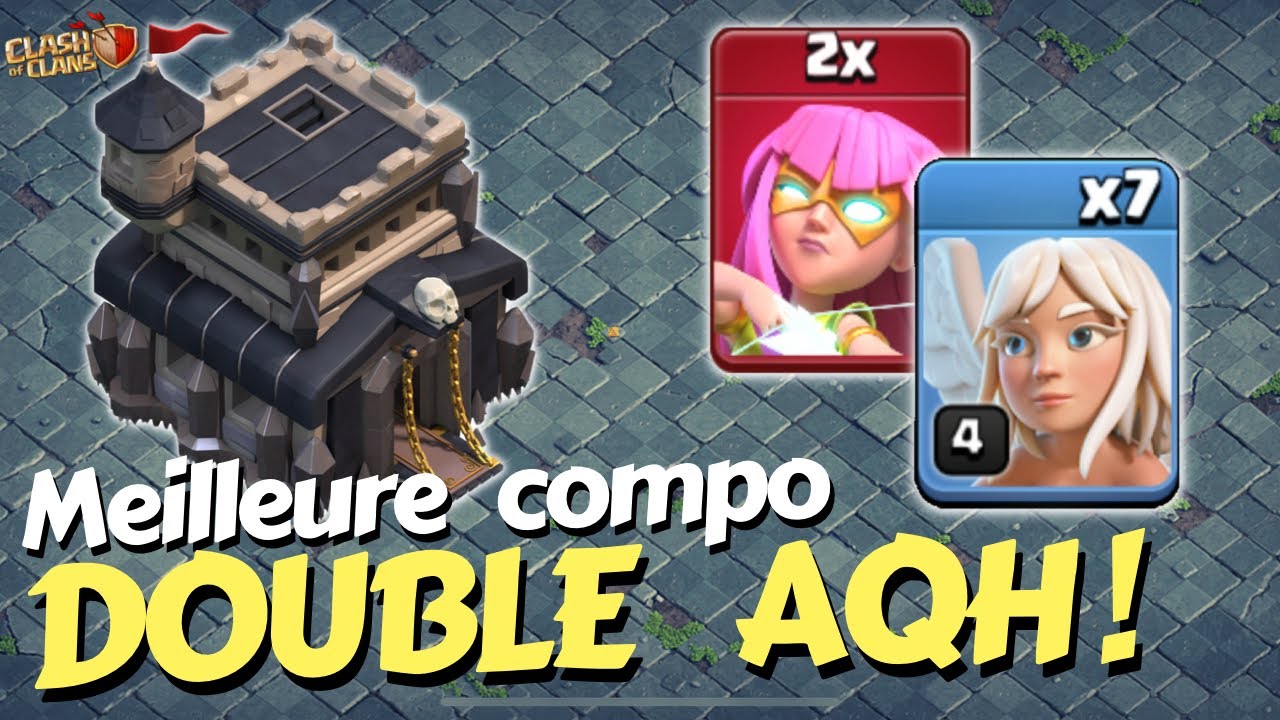 ✅CETTE COMPO DOUBLE AQH en HDV 9 est TROP FORTE sur CLASH OF CLANS !