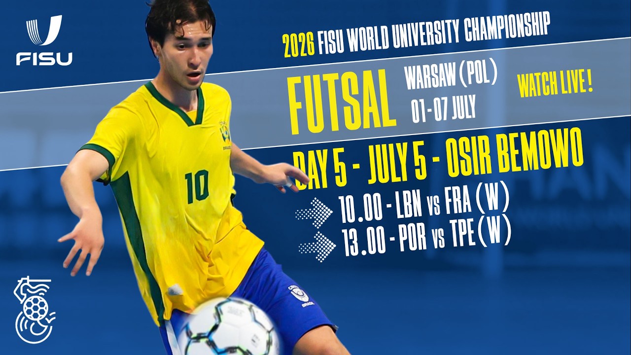 WUC Futsal 2026 | DAY 5 |  Bemowo | 05.07.2026