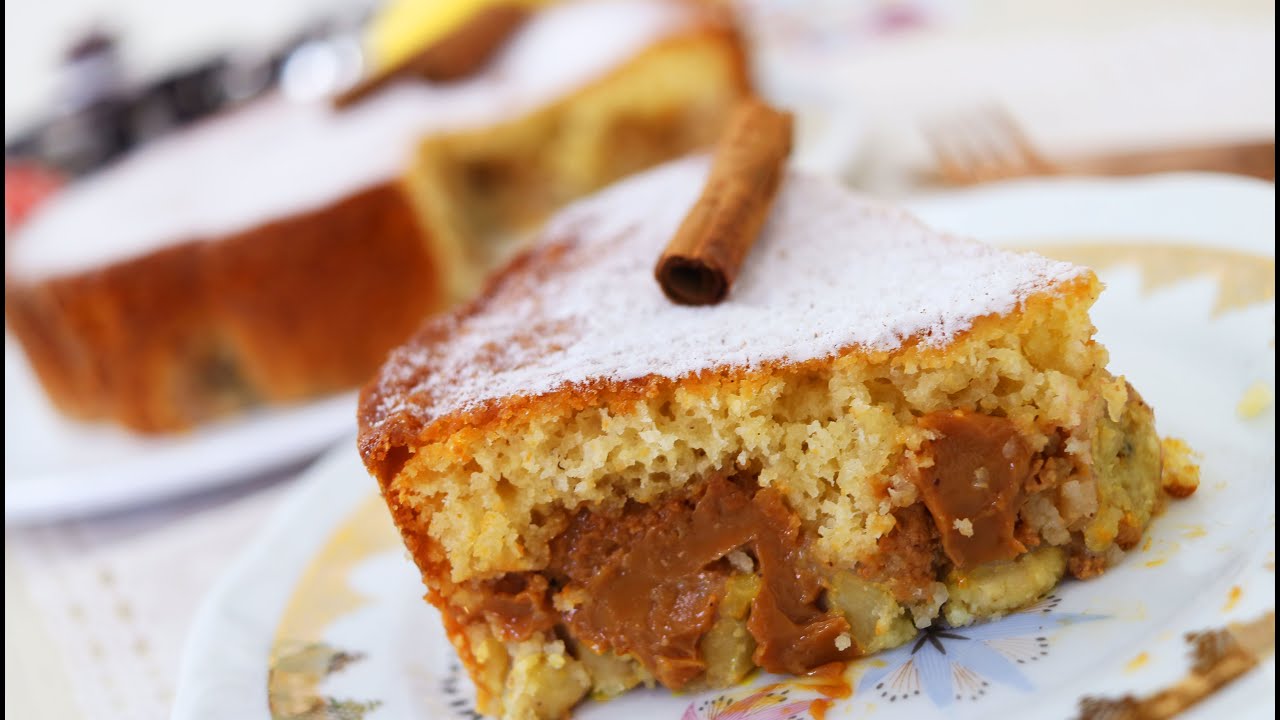 TORTA DE BANANA COM DOCE DE LEITE MAIS GOSTOSA DO MUNDO - ESSA RECEITA SÓ VAI RENDER ELOGIOS -  NAKA