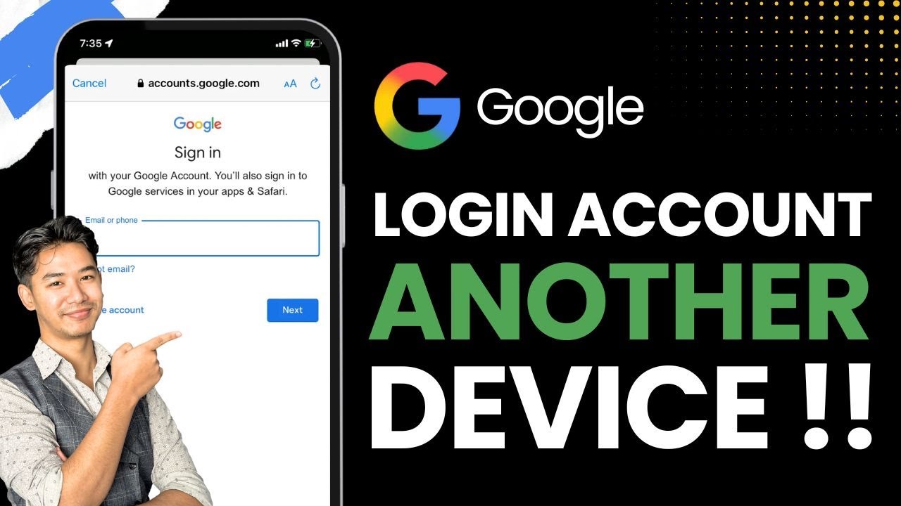 How to Login Google Account on Another Device !