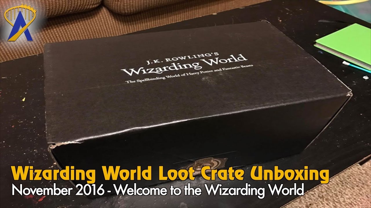 Unboxing First-Ever Wizarding World Loot Crate featuring Harry Potter and Fantastic Beasts