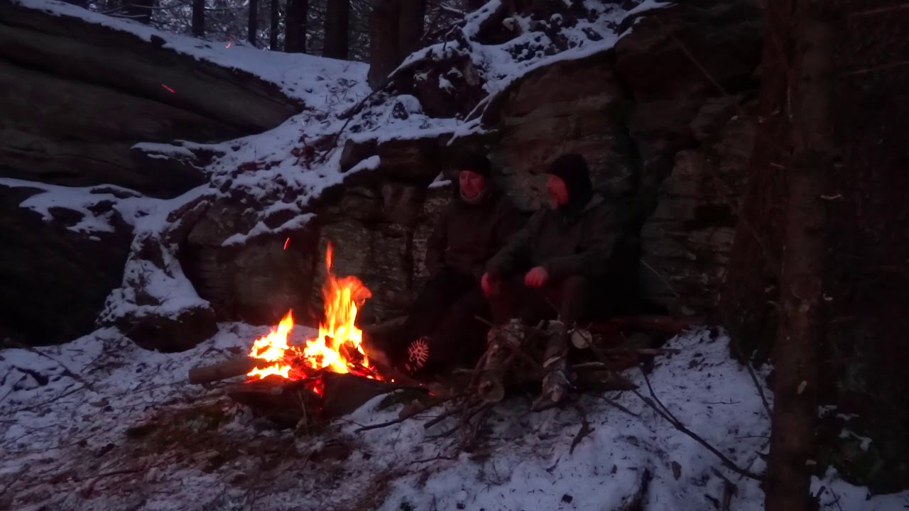 S Jiříkem v Jeseníkách. JUREK Tarp 2 první křest sněhem.