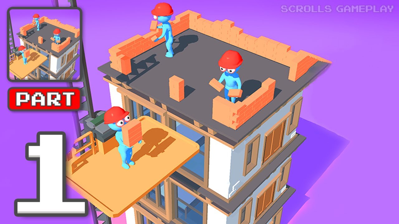 My Tiny Tower - Gameplay Walkthrough Part 1 - Tutorial Build a High Tower (iOS, Android)
