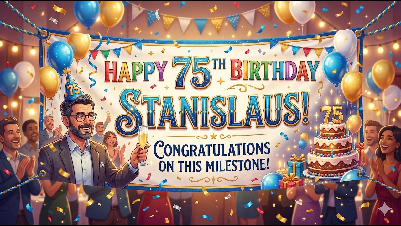 Stanislaus 75th Birthday
