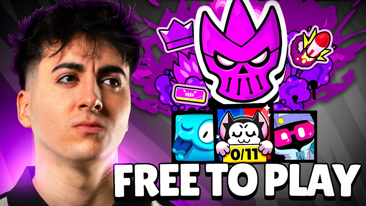 ¡¡COMPETITIVO SOLO CON BRAWLERS GRATIS!!
