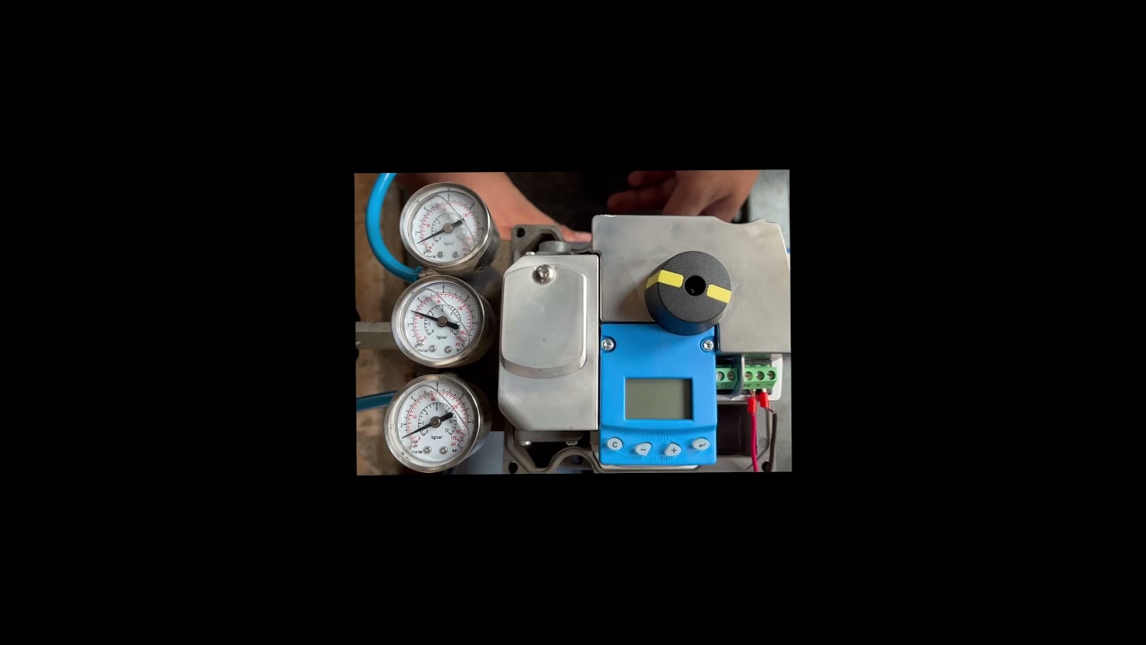 Metso-Neles ND9000 Positioner Calibration.