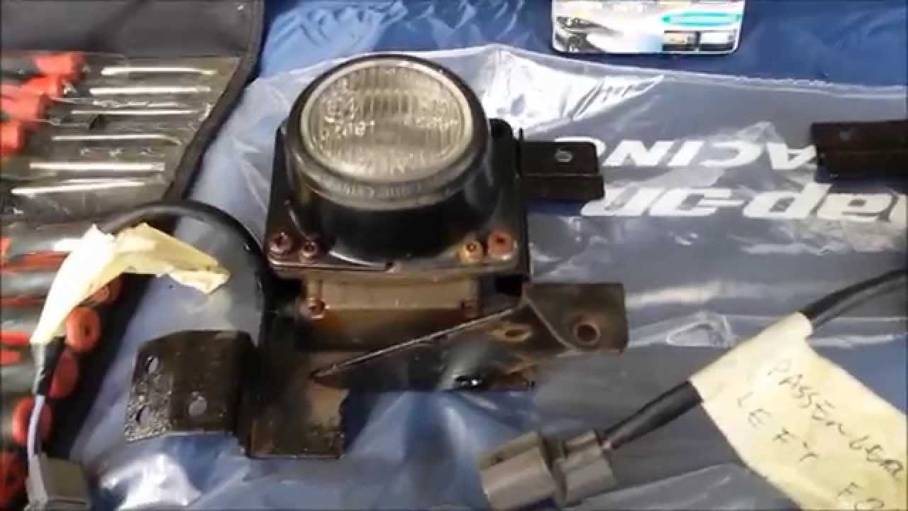 Honda CRX Del Sol SIR Front Fog Lamp Install Part 2