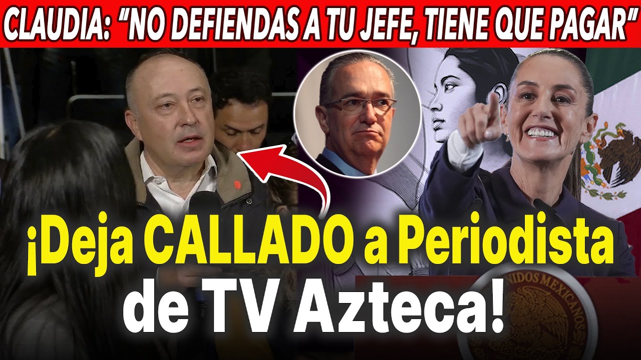 ¡IMPERDIBLE! Sheinbaum da réplica a Periodista de TV Azteca… y lo deja sin palabras
