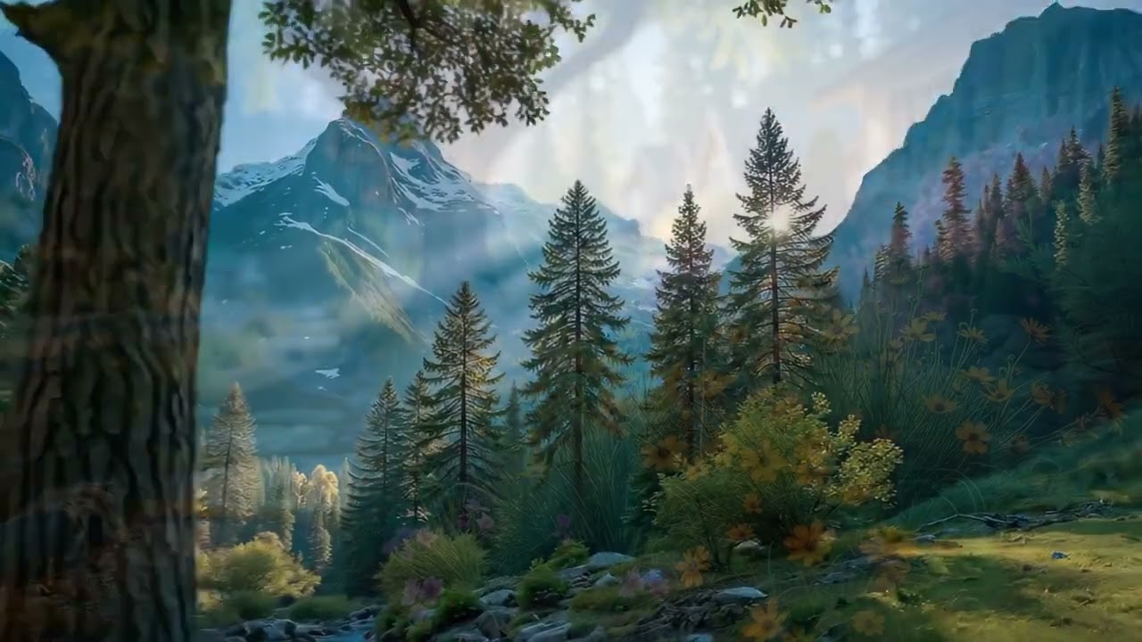 Безмятежность лесной хижины для глубокого сна и снятия стресса 🎧
