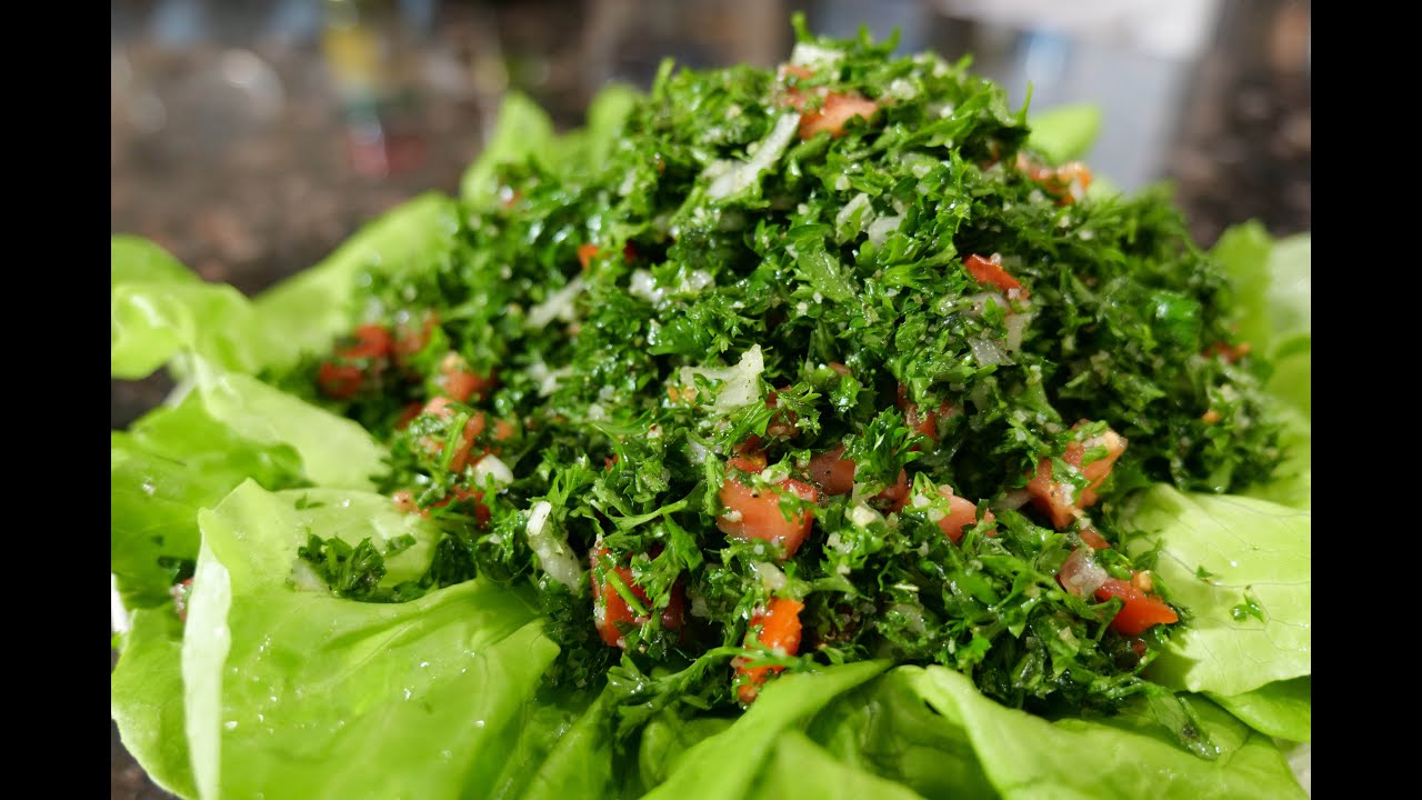 How to make Tabbouleh great side dish or main dish all veggies