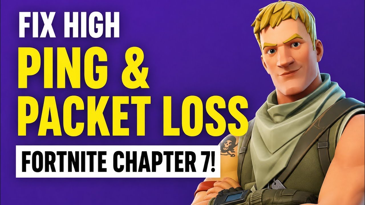 КАК ИСПРАВИТЬ ВЫСОКИЙ ПИНГ И ПОТЕРЮ ПАКЕТОВ В FORTNITE ГЛАВА 7