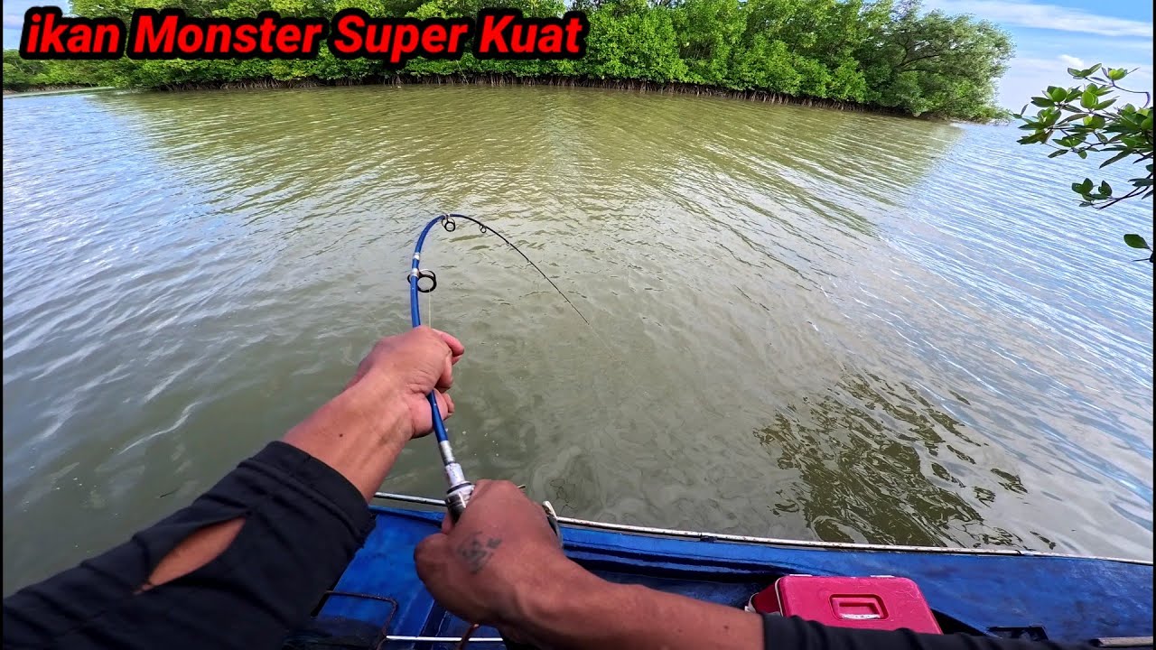 ini Dia Pertarungan Melawan ikan Monster Yg Super Dahsyat, ikan Monster Super Kuat Berhasil Takluk