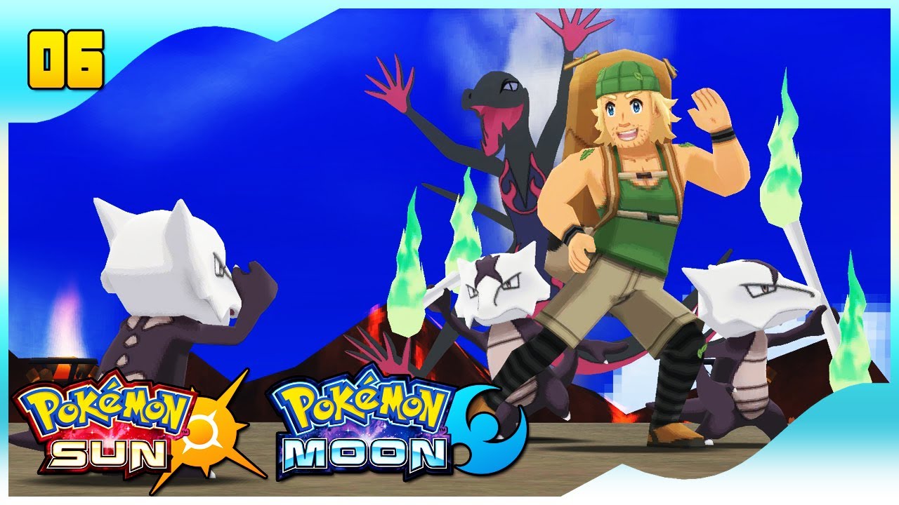 Pokemon Sun & Moon Walkthrough Part 6: Totem Salazzle