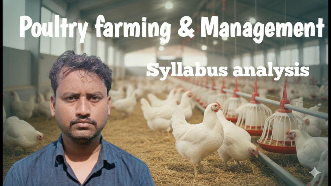 Poultry farming and management l Syllabus analysis l B.Sc.Ag 4th semester