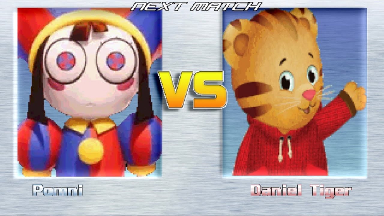 M.U.G.E.N | Pomni vs Daniel Tiger | The Amazing Digital Circus vs Daniel tiger's neighborhood