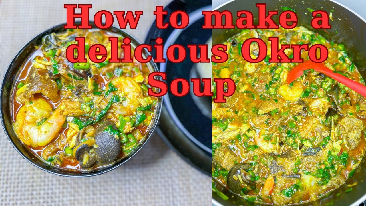 How to cook Okro Soup//Nigerian Soup #okrosoup #fyp