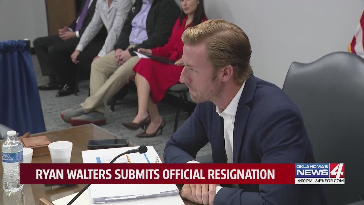 Ryan Walters submits official resignation