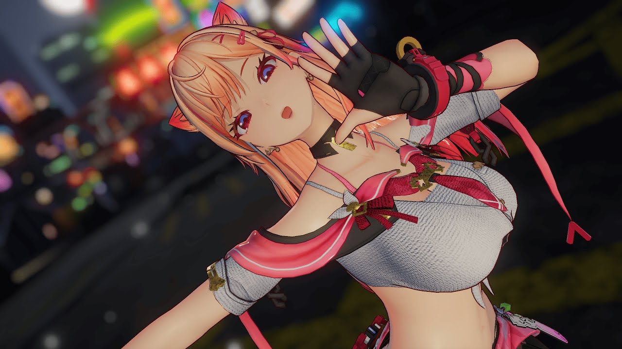[MMD]   LE SSERAFIM  'SPAGHETTI [Motion DL][Fixed Camera]