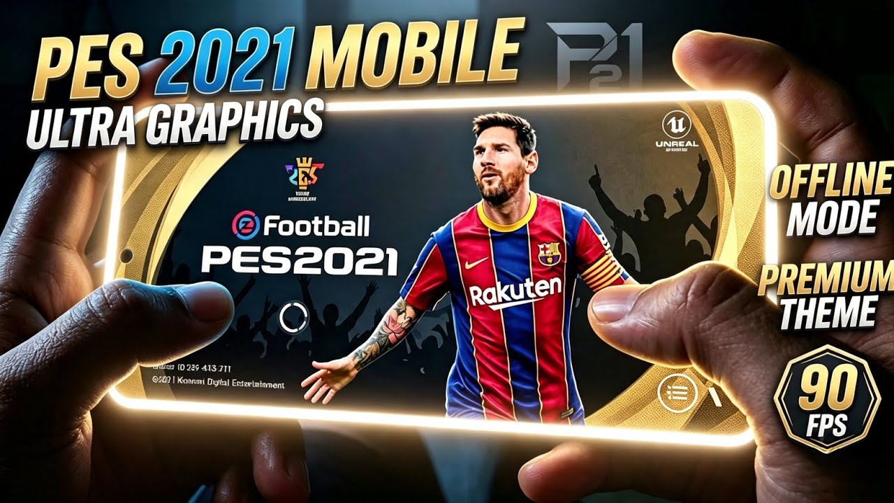 Масштабное обновление PES 2021 Mobile Offline: премиум-тема, события тура, ультраграфика и 90 FPS