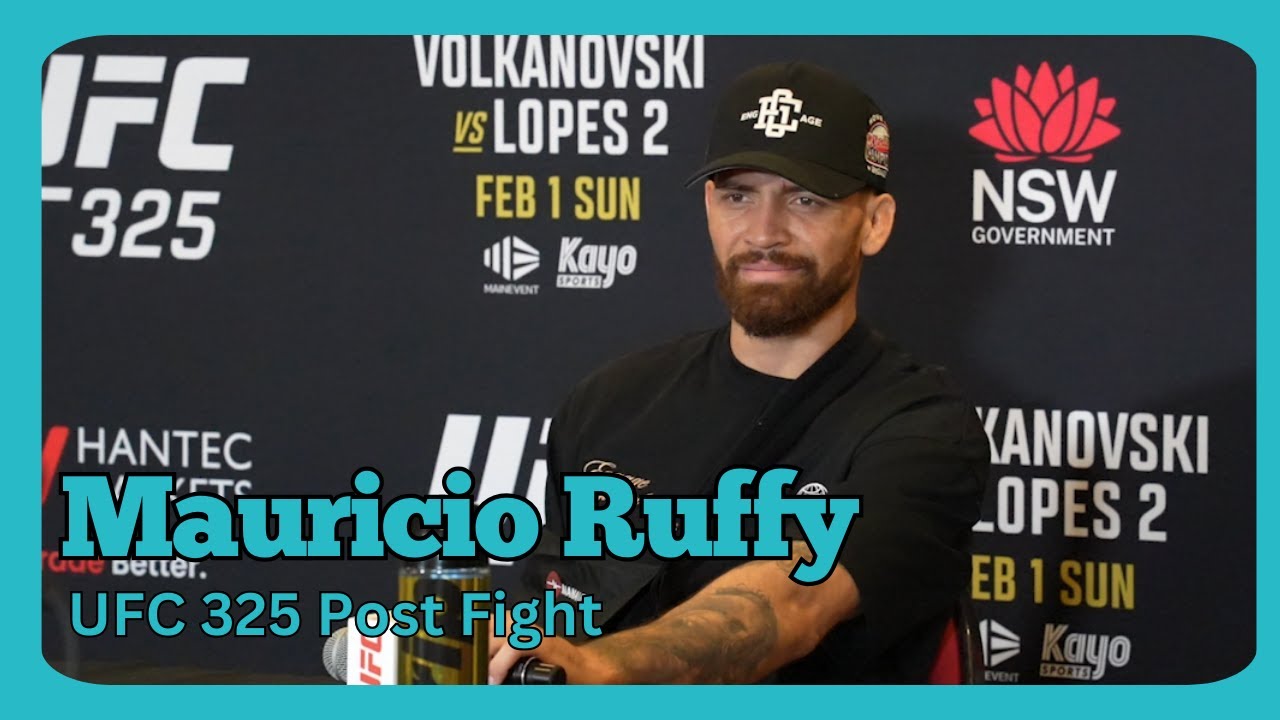 Mauricio Ruffy UFC 325 Post fight press conference