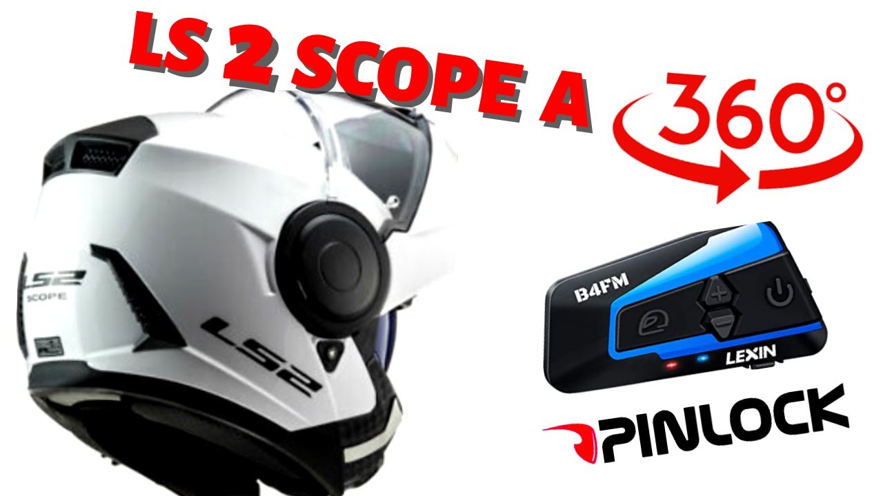 Casco LS2 Scope FF902 e installazione Interfono Lexin B4FM + Pinlock