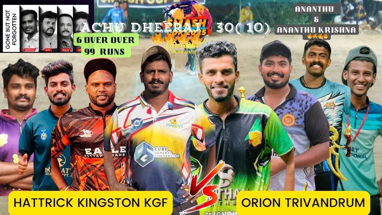 CRICKET 60K |SMASH CUP |HATTRICK VS ORION ,Achu dheeraj & Roshan Raju 🔥🔥🔥