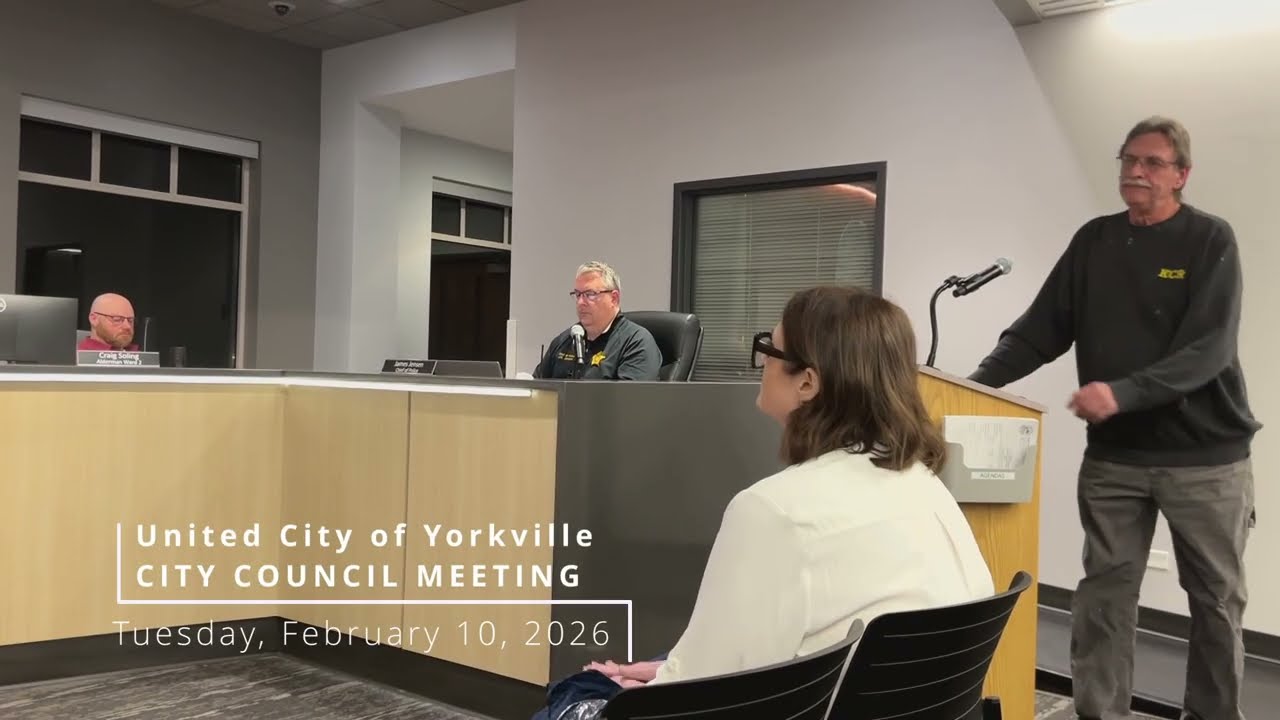 Joe Besco former Yorkville Alderman says 