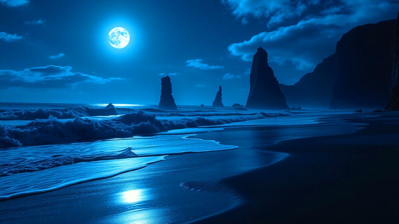 Soothing Coastal Waves: Ocean Noise for Sleep and Late-Night Focus or Study - Sound of Wave to Sleep