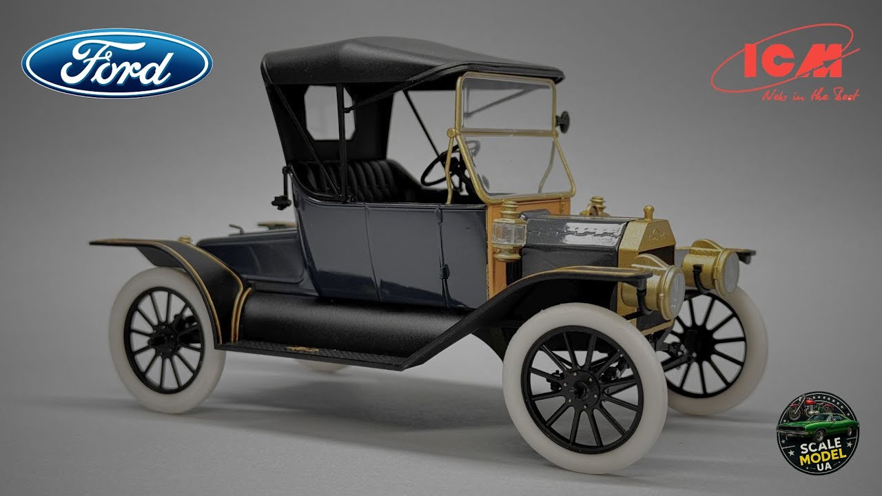Ford Model T Roadster 1913 @ICMplasticmodelkits ​