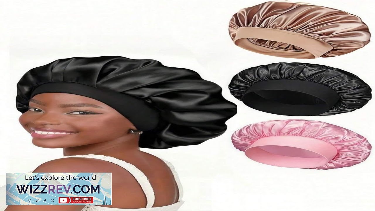 1pcs Silk Sleep Bonnet Set Satin Hair Wrap For Curly Natural Hair
