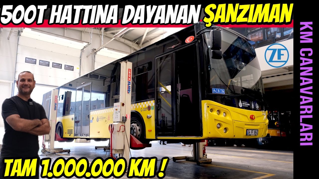 KM CANAVARLARI | Efsane 500T Hattı Otobüsüne 1 Milyon KM Şanzıman Bakımı | ZF Türkiye