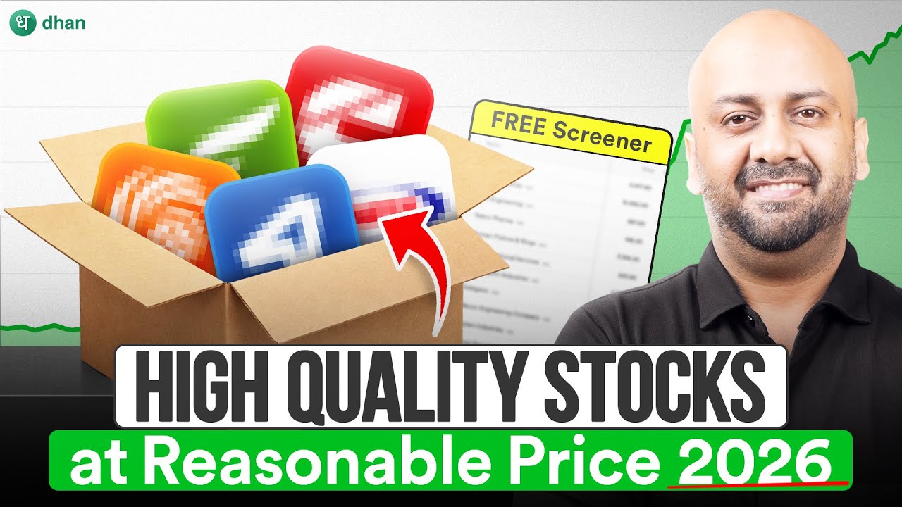 High Quality Stocks at Reasonable Price (2026 Watchlist + FREE Screener)