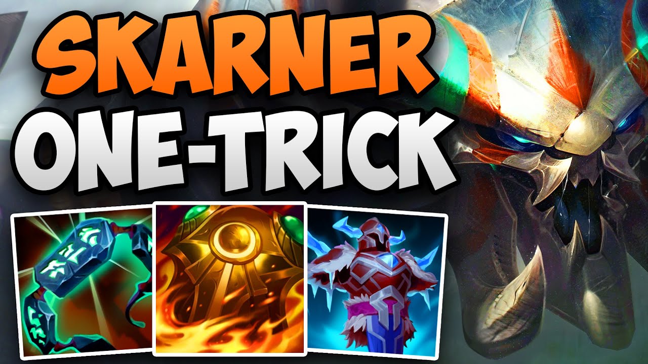CHALLENGER SKARNER TOP ONE-TRICK FULL GAMEPLAY! | CHALLENGER SKARNER TOP GAMEPLAY | Patch 14.10 S14