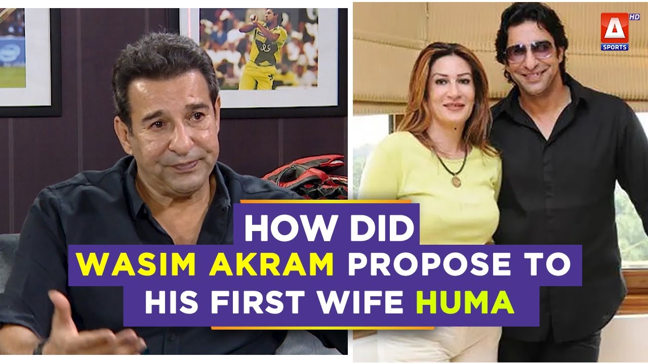 How did #WasimAkram propose to his first wife Huma? #AIKAURCUP