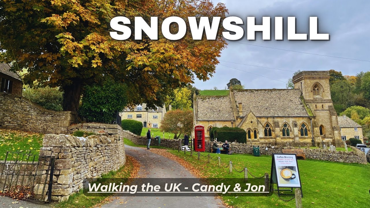 Walking Through The Peaceful Village 4K 🇬🇧 Cotswolds’ Stars P10. SNOWSHILL 