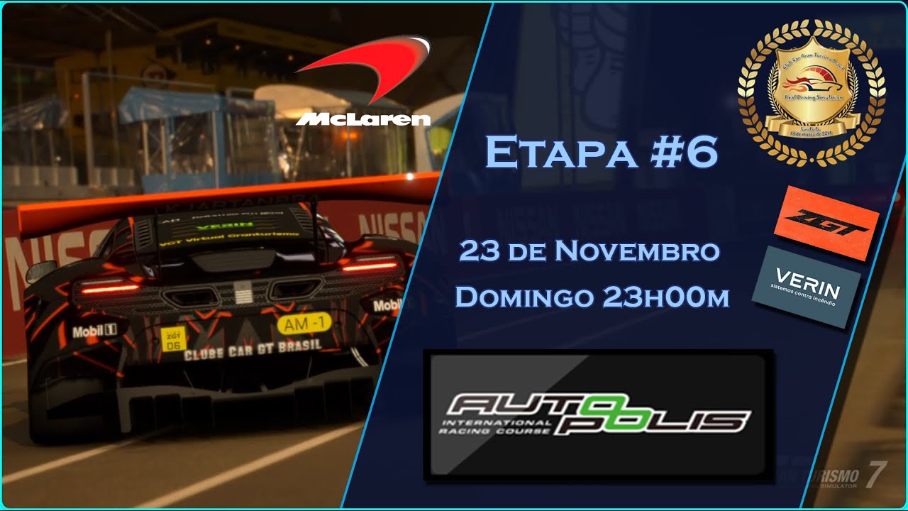 Etapa #6 - Autopolis Racing - 34ª Copa ZGT - #mclaren  #granturismo7