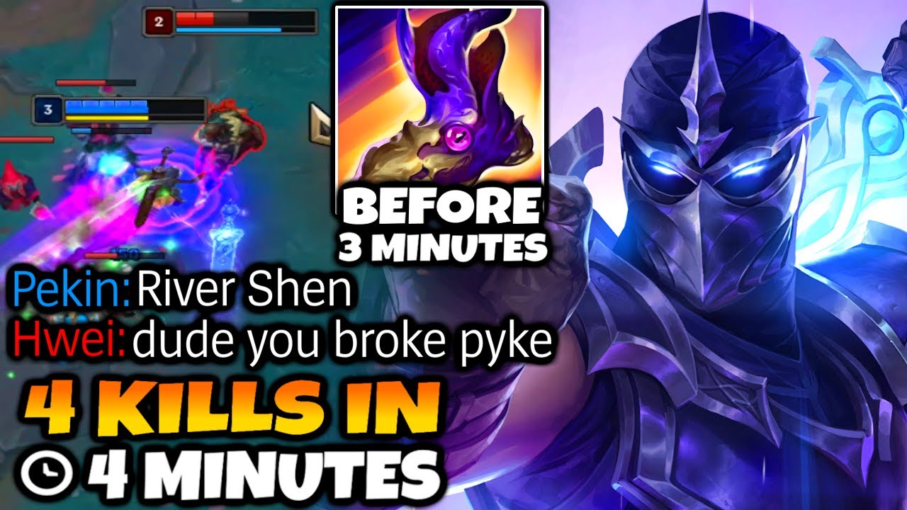 When River Shen gets 4 kills in the first 4 minutes mentals will be broken