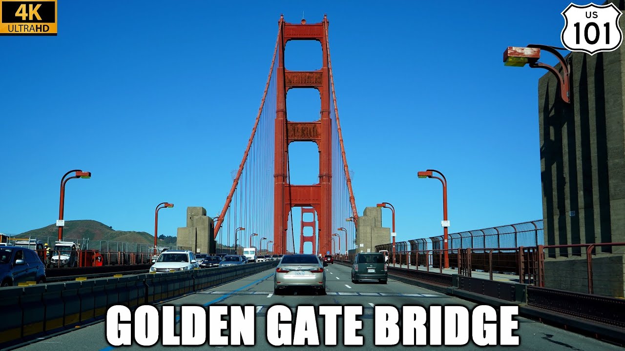 US-101 North: Golden Gate Bridge & Marin County, California