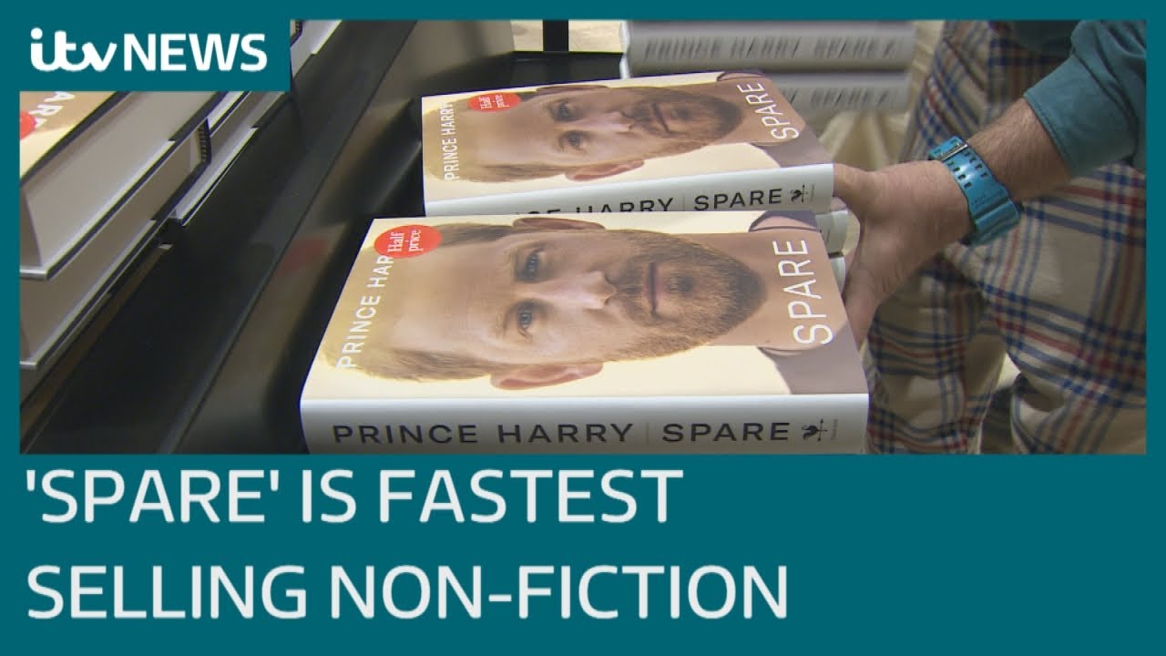 Prince Harry's memoir Spare is 'fastest-selling non-fiction book ever' | ITV News