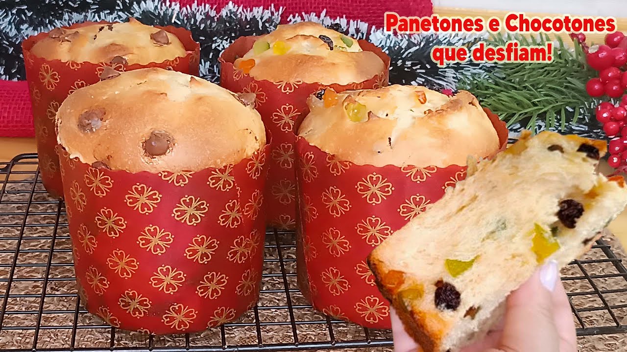COMO FAZER PANETONES E CHOCOTONES QUE DESFIAM DEMAIS COM INGREDIENTES QUE VOCÊ TEM EM CASA!