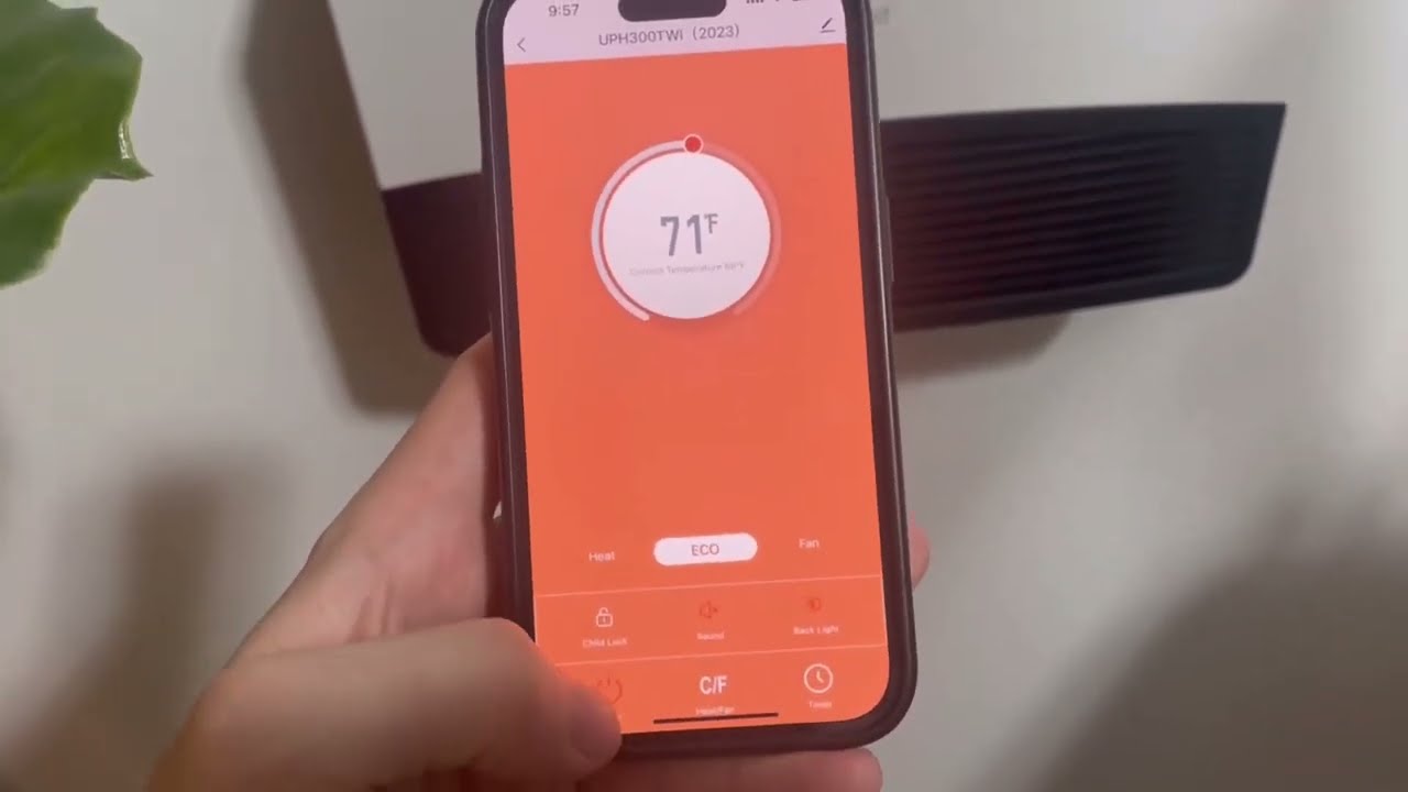 Обзор электрического настенного обогревателя GiveBest с Wi-Fi и пультом дистанционного управления...
