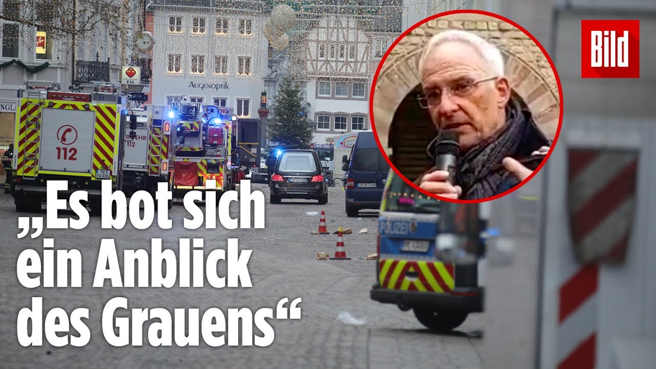 Amokfahrt in Trier: Bürgermeister kämpft mit den Tränen