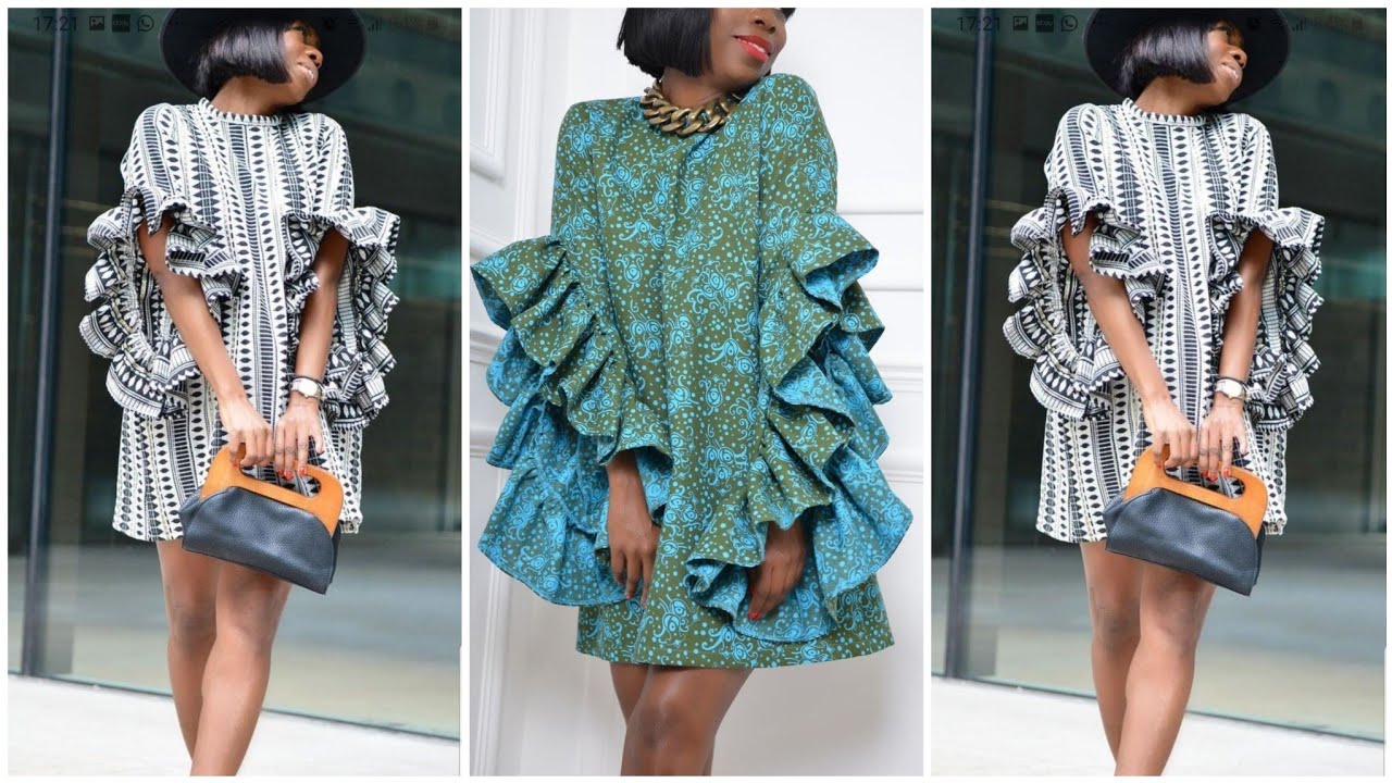 How To Sew An A-Line Dress With A Ruffle Sleeve