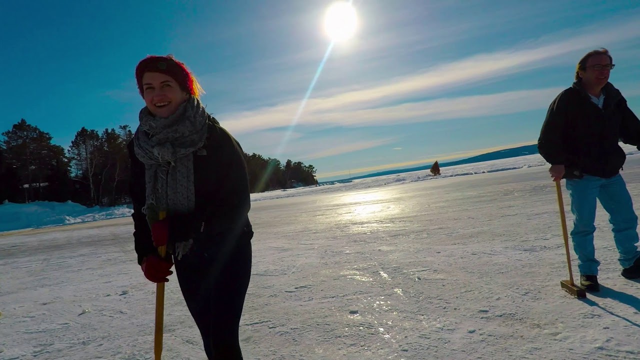 Madeline Island Ice Road Croquet on Lake Superior