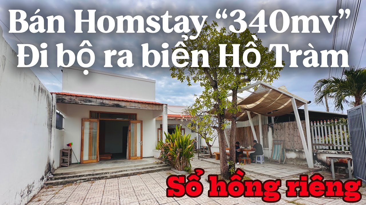 #607 Bán homestay nghỉ dưỡng gần đường ven biển & cao tốc Hồ Tràm | Diện tích 9.9x30 “340mv” 7 tỷ 5