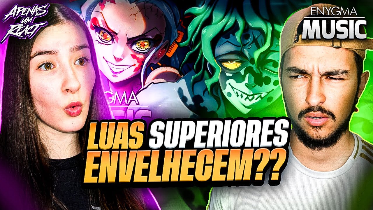Apenas um react | Daki e Gyutaro - Lua Superior 6 | Enygma (Kimetsu no Yaiba)