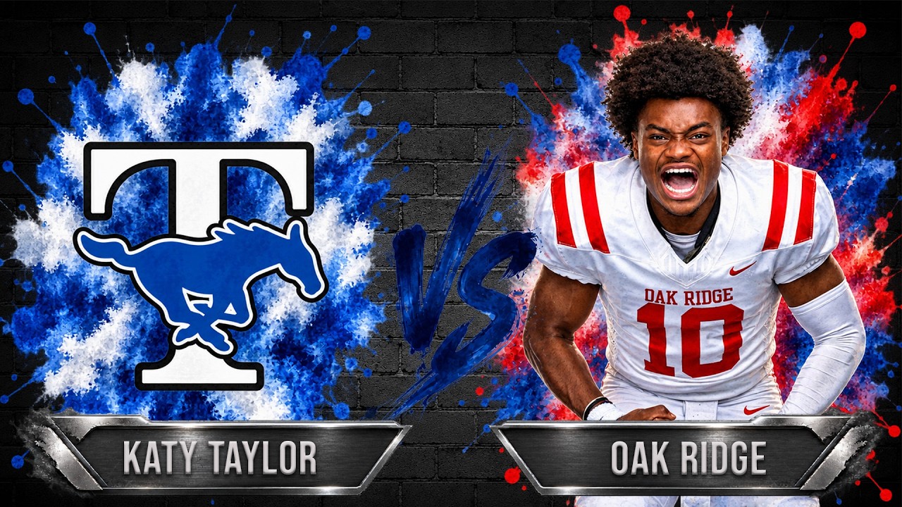 Katy Taylor HS at Oak Ridge HS LIVE | 2026 Texas High School Football | Woodforest Bank Stadium