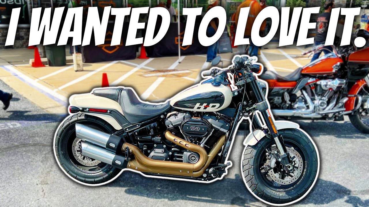 НЕ ТАК, КАК Я ОЖИДАЛ, чтобы этот тест-драйв Harley Fat Bob 114 прошёл...